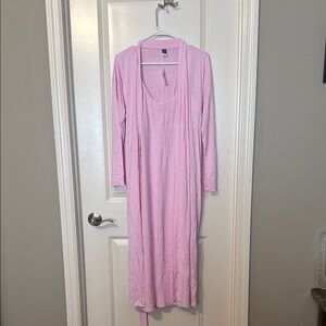 Nursing/Maternity Nightgown & Robe Set